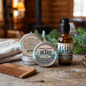 Beard Balm 1oz Tin - Little Flower Soap CobalmBeardBeard BalmBeard Care