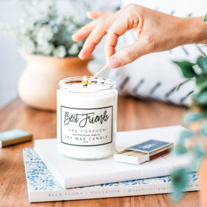 Best Friends are Forever Candle - Little Flower Soap Co