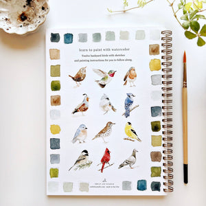 Birds Watercolor Workbook - Little Flower Soap Co