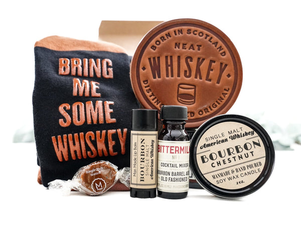 Bourbon Whiskey Lover Gift Box - Little Flower Soap Co