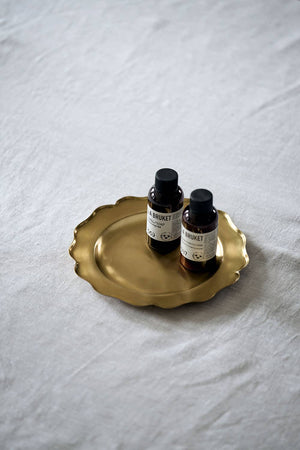 Brass Decorative Tray - Little Flower Soap Co