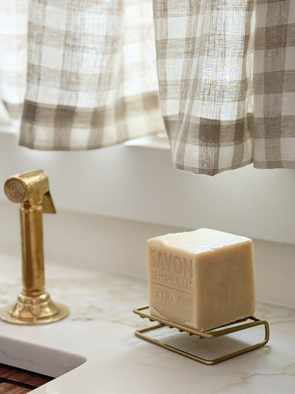Brass Soap Stand - Little Flower Soap Cobathroom accessoriesbathroom decorbrasssoap dish