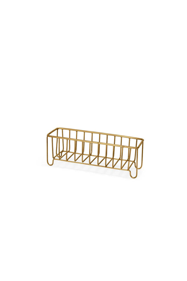 Brass Wire Slender Basket - Little Flower Soap Co