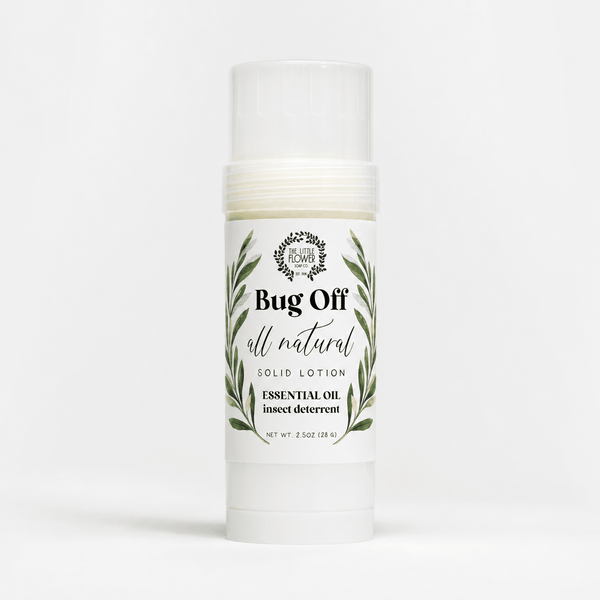 Bug Off Essential Oil Solid Lotion Twist Tube - Little Flower Soap Cobug repellentDEET-freeessential oilsBody Care