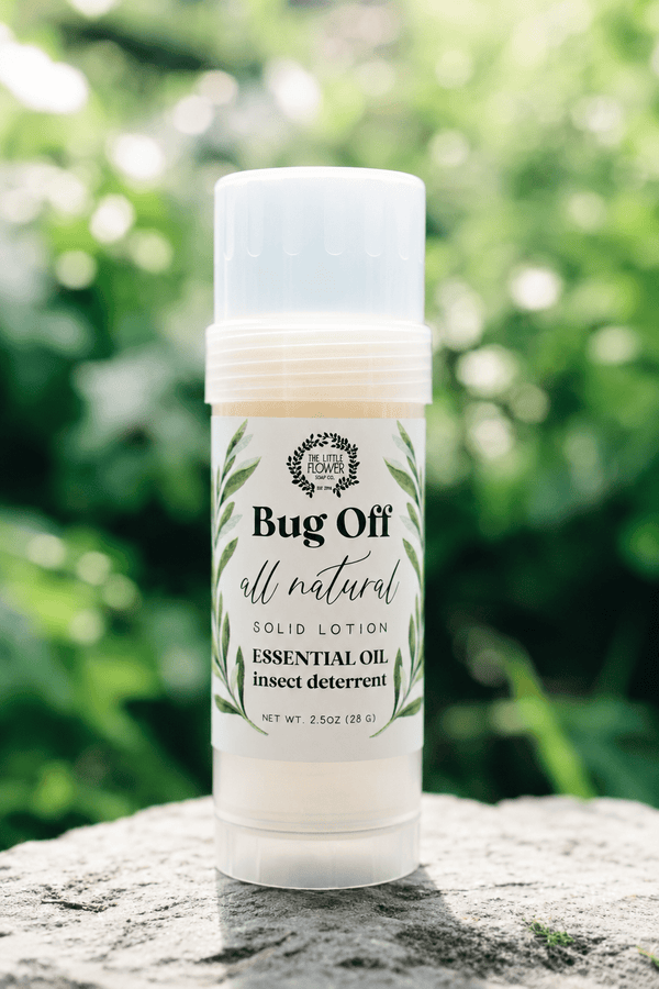 Bug Off Essential Oil Solid Lotion Twist Tube - Little Flower Soap Cobug repellentDEET-freeessential oilsBody Care