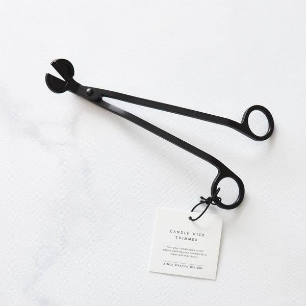 Candle Wick Trimmer | Black - Little Flower Soap Co