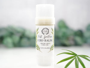 CBD Pain Relief Stick - CBD Balm with THC Handmade - Little Flower Soap Co