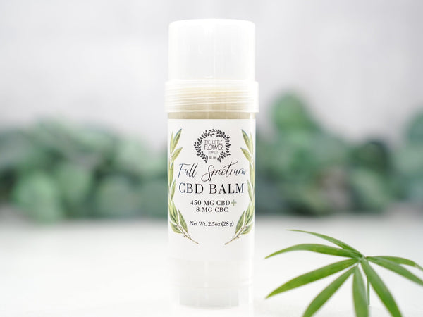 CBD Pain Relief Stick - CBD Balm with THC Handmade - Little Flower Soap Co
