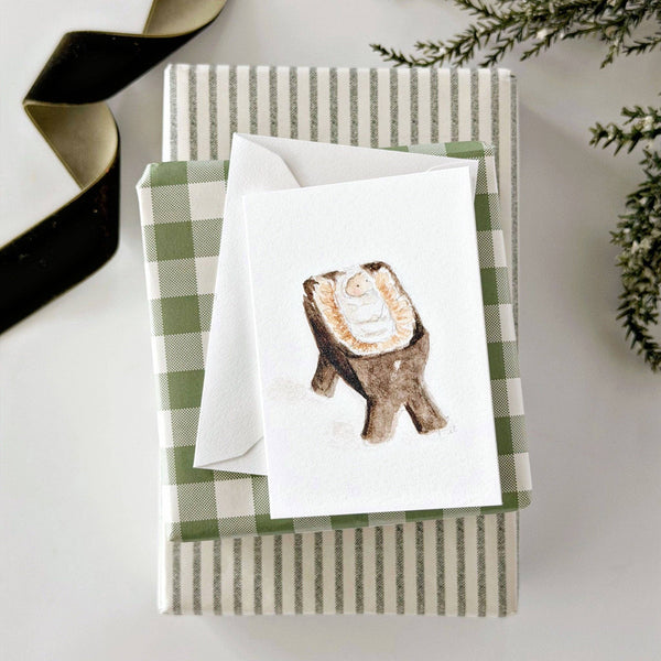Baby Jesus Mini Notecard