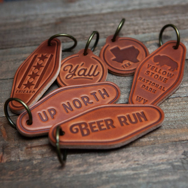 Camper - Leather Keychain