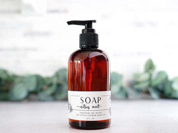 Citrus Mint - Hand Soap and Lotion - Little Flower Soap Co