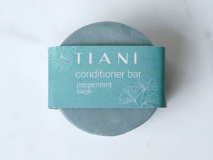 Conditioner Bar: Peppermint Sage - Little Flower Soap CoConditionersageSolid Conditionerhair
