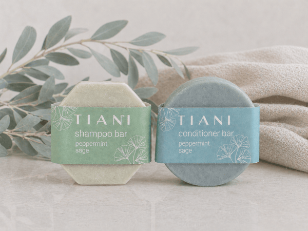 Conditioner Bar: Peppermint Sage - Little Flower Soap CoConditionersageSolid Conditionerhair
