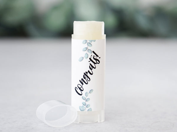 Congrats Small Candle and Lip Balm Gift - Little Flower Soap Co
