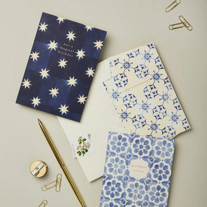 Congratulations! - Blue Tile Card - Little Flower Soap Co