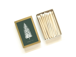 Decorative Botanical Match Box - Noble Fir - Little Flower Soap Co