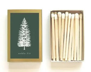 Decorative Botanical Match Box - Noble Fir - Little Flower Soap Co