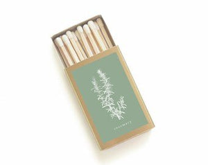 Decorative Botanical Match Box - Rosemary - Little Flower Soap Co