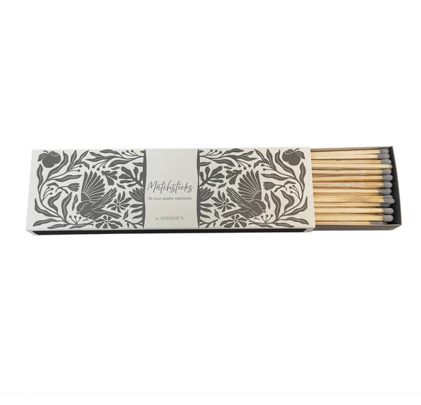 Decorative Box of Matches: Blue - Little Flower Soap Comatches