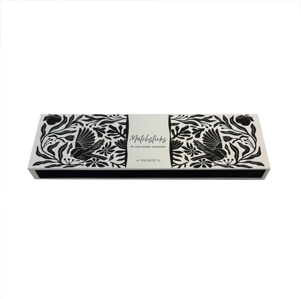 Decorative Box of Matches: Gray - Little Flower Soap Cobathroom decorfarmhouse decormatch