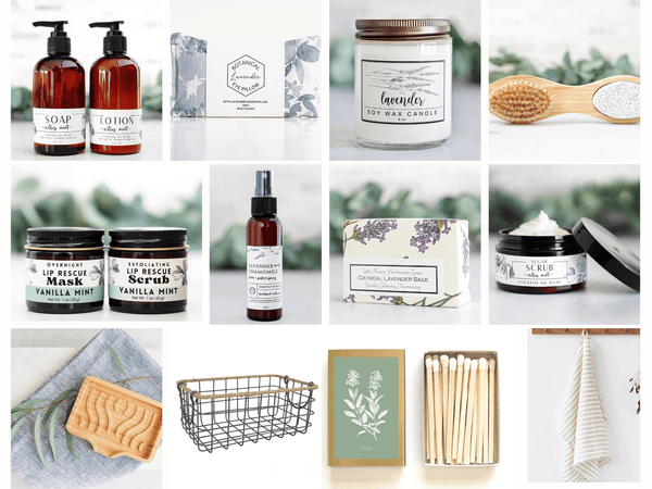 Deluxe Gift Wire Basket - Little Flower Soap Co