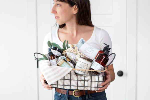 Deluxe Gift Wire Basket - Little Flower Soap Co