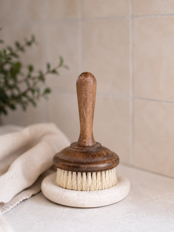 Dish Soap Scrub Brush - Little Flower Soap Codish brushcleaning