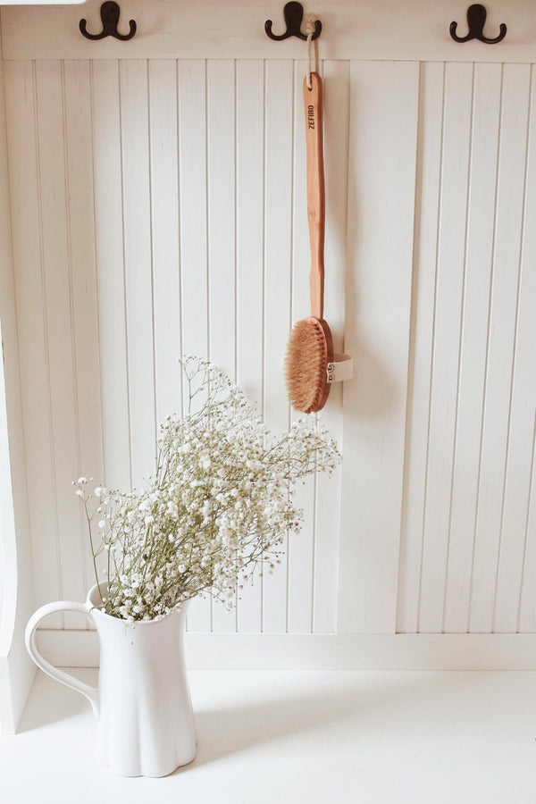 Dry/Wet Long Handle Body Brush - Little Flower Soap Co