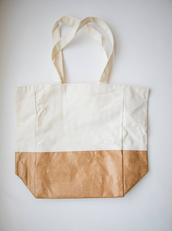 DuPont Paper and Canvas Tote - Little Flower Soap Co