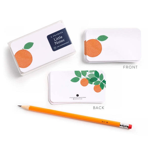 E. Frances Paper Clementine Little Notes – Mini Note Cards - Little Flower Soap CoA little cutiea little cutie is on the wayclementineGreeting Card