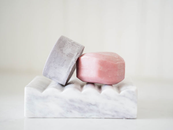 English Lavender Shampoo & Conditioner Bar Set - Little Flower Soap CoBath and Showerconditioner barhair care sethair