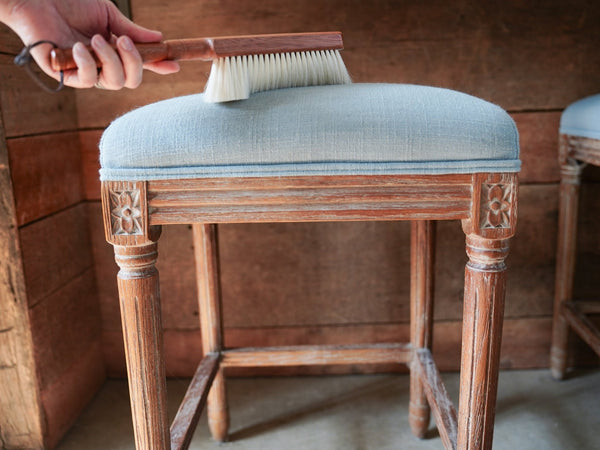 Gentle Fabric Brush - For furniture, clothing, blankets and more - Little Flower Soap Co