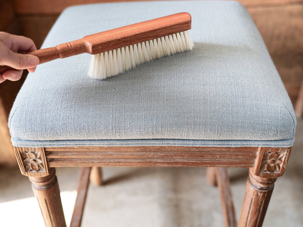 Gentle Fabric Brush - For furniture, clothing, blankets and more - Little Flower Soap Co