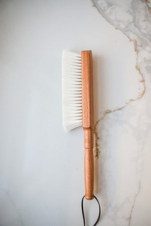 Gentle Fabric Brush - For furniture, clothing, blankets and more - Little Flower Soap Co