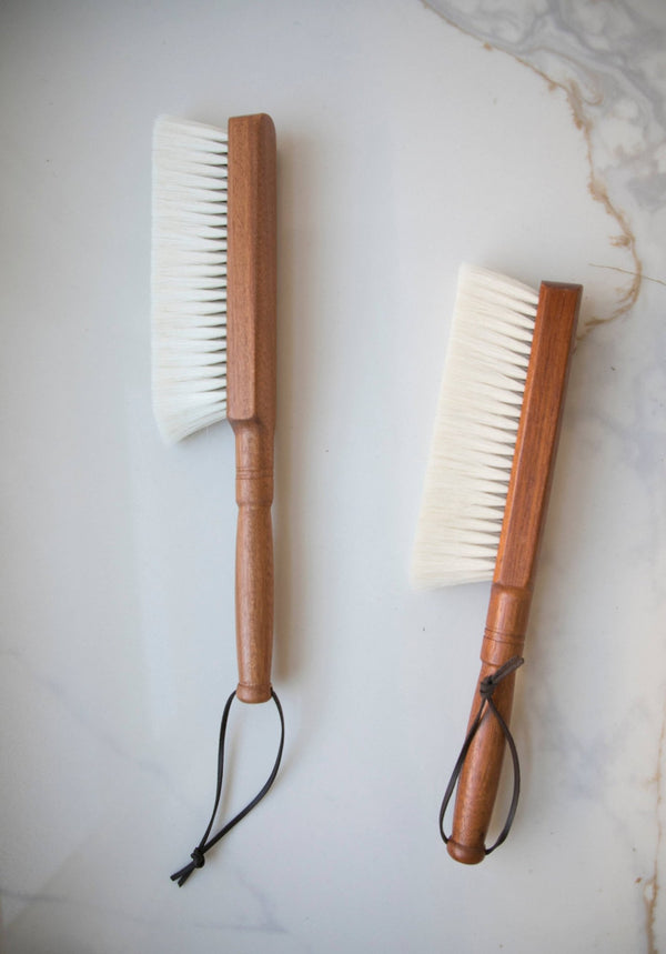Gentle Fabric Brush - For furniture, clothing, blankets and more - Little Flower Soap Co