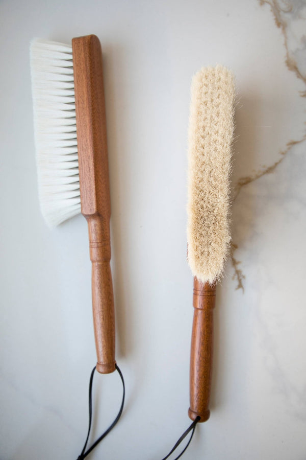 Gentle Fabric Brush - For furniture, clothing, blankets and more - Little Flower Soap Co