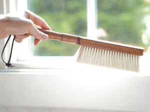 Gentle Fabric Brush - For furniture, clothing, blankets and more - Little Flower Soap Co
