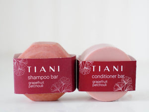Grapefruit Patchouli Shampoo & Conditioner Bar Set - Little Flower Soap CoBath and Showerconditioner barEco Friendlyshampoo