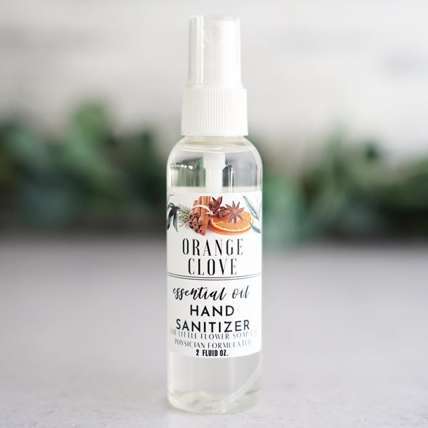 Hand Sanitizer Peppermint Eucalyptus - Little Flower Soap Co
