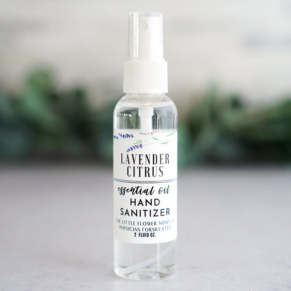 Hand Sanitizer Peppermint Eucalyptus - Little Flower Soap Co