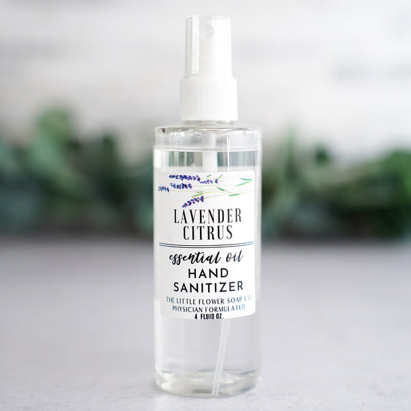 Hand Sanitizer Peppermint Eucalyptus - Little Flower Soap Co