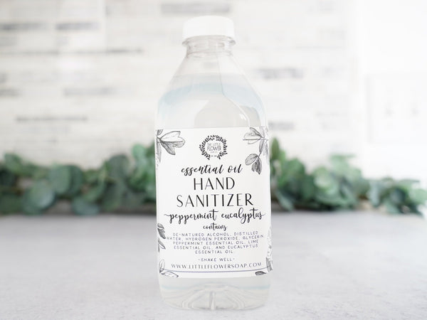 Hand Sanitizer White Thyme & Rosemary - Little Flower Soap Co