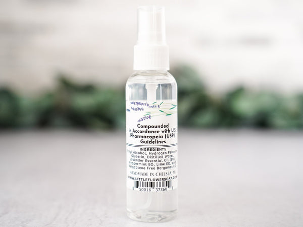 Hand Sanitizer White Thyme & Rosemary - Little Flower Soap Co