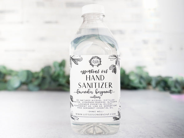 Hand Sanitizer White Thyme & Rosemary - Little Flower Soap Co