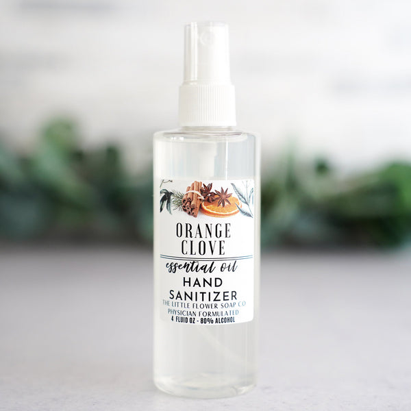Hand Sanitizer White Thyme & Rosemary - Little Flower Soap Co