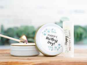 Happy Mother's Day Chapstick & Candle Set - Little Flower Soap Co
