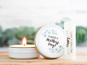 Happy Mother's Day Chapstick & Candle Set - Little Flower Soap Co