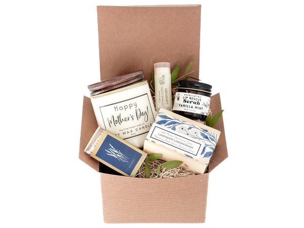 Happy Mother's Day Spa Gift Box - Little Flower Soap Cocortinagift for mothergift noteSpa Gift Box