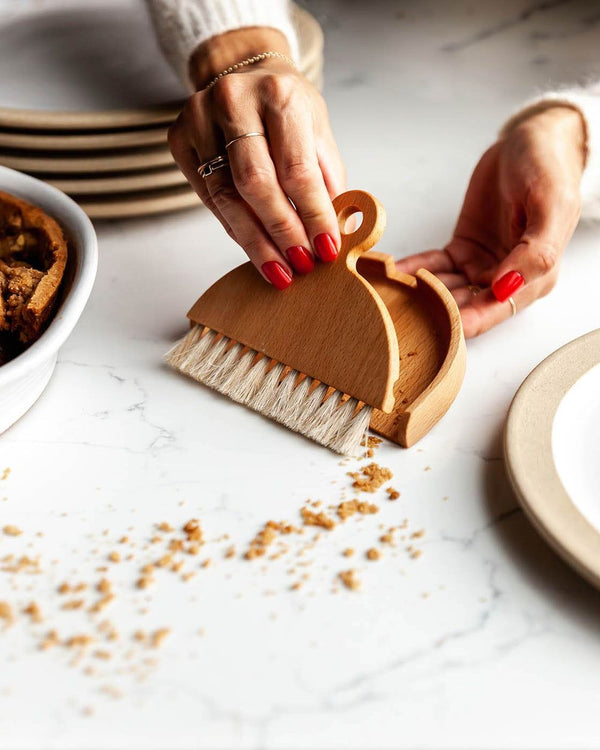 Joyful Table Brush & Dustpan Set - Little Flower Soap Cobrushcleaningkitchencleaning