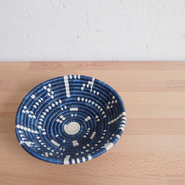 Kigembe Woven Small Bowl | Natural Catchall Basket - Little Flower Soap Cohome decor